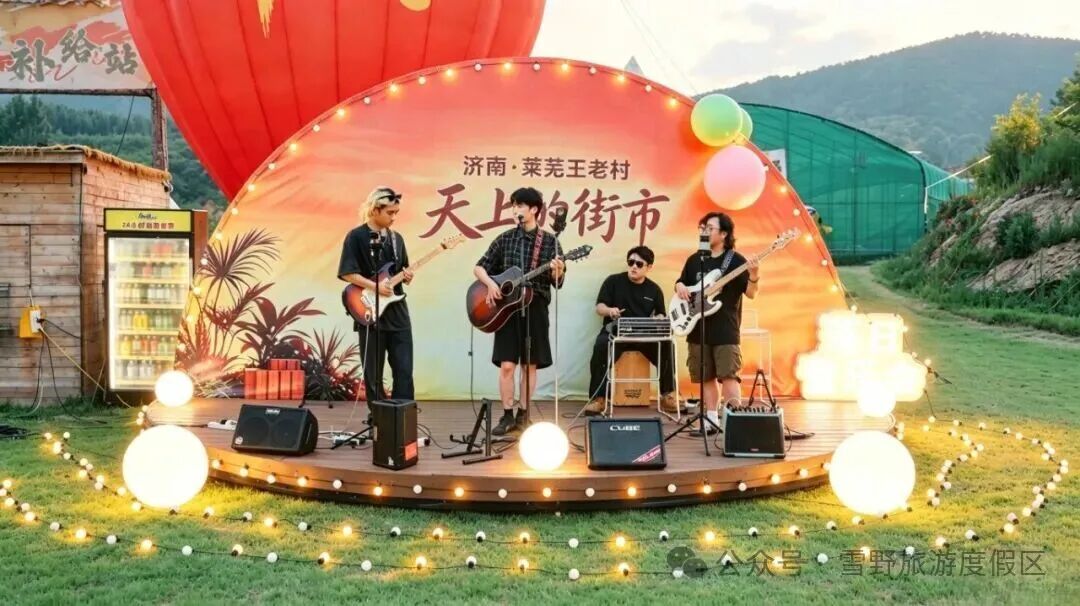 天上的街市落日音乐会，连唱两周热度不减